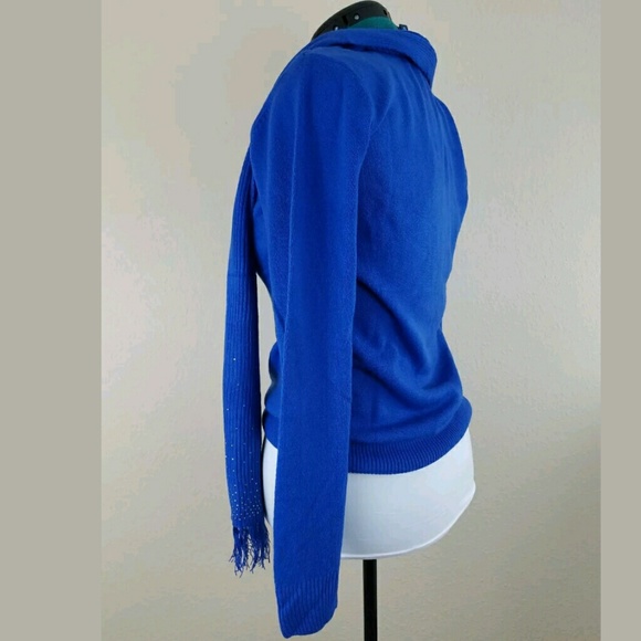 2 in 1 Sweater Scarf Set Sparkle Studded - Picture 2 of 7